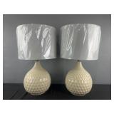 Pair of decorative table lamps, 24ï¿½ high