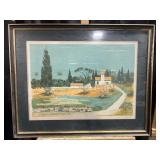 Jean-Pierre Tertre framed limited edition print