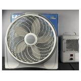 Lasko Cyclone fan, no remote, Rival Titan space