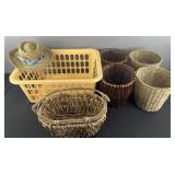 Group of baskets and hat