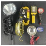 Group of shop & flashlights, Yellow Jacket shop