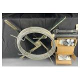 Wire spinning Jenny, tension springs & box rail