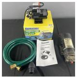 Barracuda new in box transfer pump & Flojet pump