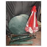 2-38ï¿½ plastic patio tables with Coca-Cola