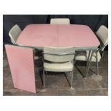 Vintage dining table with a set of 4 Arvin