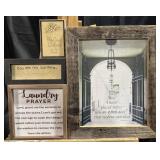 4 wall art: framed print of Revelation 3:8,