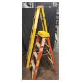 4ï¿½ Werner fiberglass ladder & 6ï¿½ fiberglass