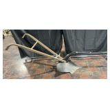 Antique walking plow