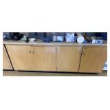 8ft x 2ft x 3ft 4-Door Wooden Cabinet, CONTENTS