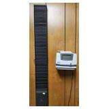 Electric Time clock w/ metal wall mount slotted