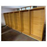 3- Double-Sided Bookshelves with Approx. 52