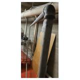 Rolling, metal clothes rack. 8'x6.5'