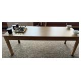 90' x 36' x 30' Heavy Wooden Table (Contents Not