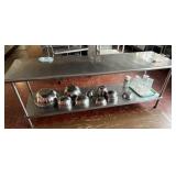 96' x 30' x 34' Stainless Steel Prep Table w/
