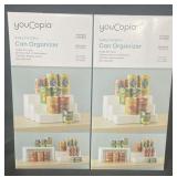 2 - YouCopia ShelfSteps 2-Pack Can Organizer Set,