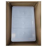 IRIS USA 58-Quart Snap Top Plastic Storage Box,