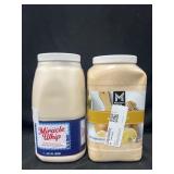 1 gal. Miracle Whip dressing & 128 fl oz honey