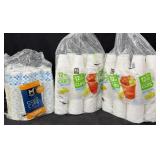 2- 300ct. Bags of 12oz. Translucent Plastic Cups