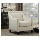 (MSRP: $349) Emery Upholstered Chair, Natural (NO