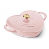 Tramontina 3-Quart Heart Shape Enameled Cast Iron