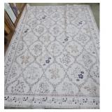 Floral Vintage Area Rug Cream