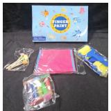 Kids Finger Paint Set Multicolor Washable