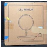 Frameless Wall-Mount LED Mirror