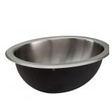 RecPro Stainless Steel Oval Sink 10x13