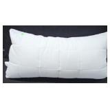White Quilted Pillow Standard Size
