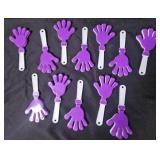 Purple Party Hand Clappers 10ct