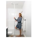 Able Life Adjustable Floor-to-Ceiling Grab Bar Whi