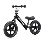 Youthkkee 12in Toddler Balance Bike Black
