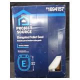Project Source Elongated Toilet Seat White