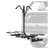 Rockland Foldable 2-Bike Hitch Rack w Lock