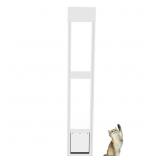 Dreampedal Cat Dog Sliding Door Insert Adj Ht Whit