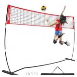 Bearwill 12ft Portable Adj. Volleyball Net