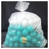Teal  White Plastic Play Balls 100ct