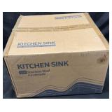 Handmade 304 SS Undermount Kitchen Sink 15x15x8in