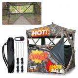 Beviliu 23-Person Pop Up Hunting Blind Camo