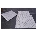 Gray Pet Ramp Steps Paw Print Set of 3