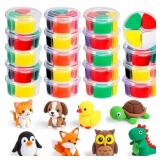 Capoda Multicolor Air Dry Clay Kit 18ct Kids DIY