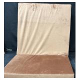 Brown Floor Chair w Back Support