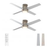 warmiplanet 52in Ceiling Fan w Lights  Remote BN