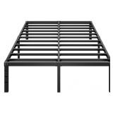 HLIPHA King Metal Platform Bed Frame Black 14