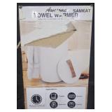 SAMEAT Electric Heated Towel Warmer w Timer