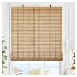 LazBlinds Cordless Bamboo Blinds 33W x 48H