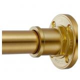 BRIOFOX Industrial Gold Shower Rod 43-72