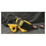 YellowBlack Cordless Vacuum w 2 Batteries