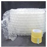 Mixed lot of Clear Bubble Wrap Packing Tape
