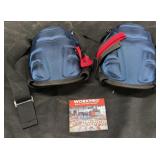 WorkPro Blue Adjustable Cushioned Knee Pads